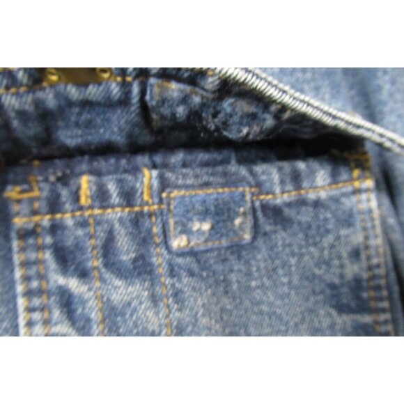 VTG Wrangler Hero Men's Denim Jacket Sherpa Lined Work Coat Corduroy Collar XL - Picture 10 of 14